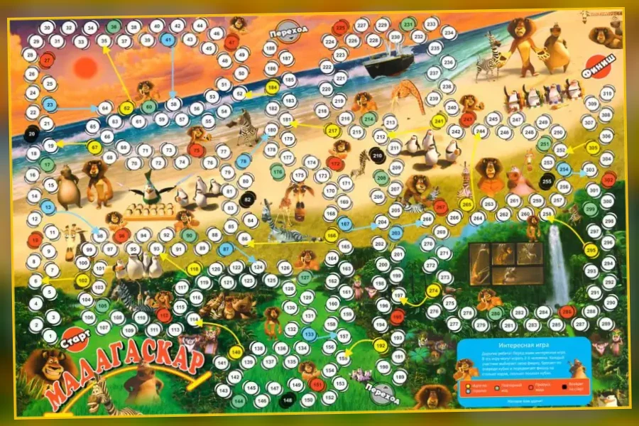 Мадагаскар настольная игра