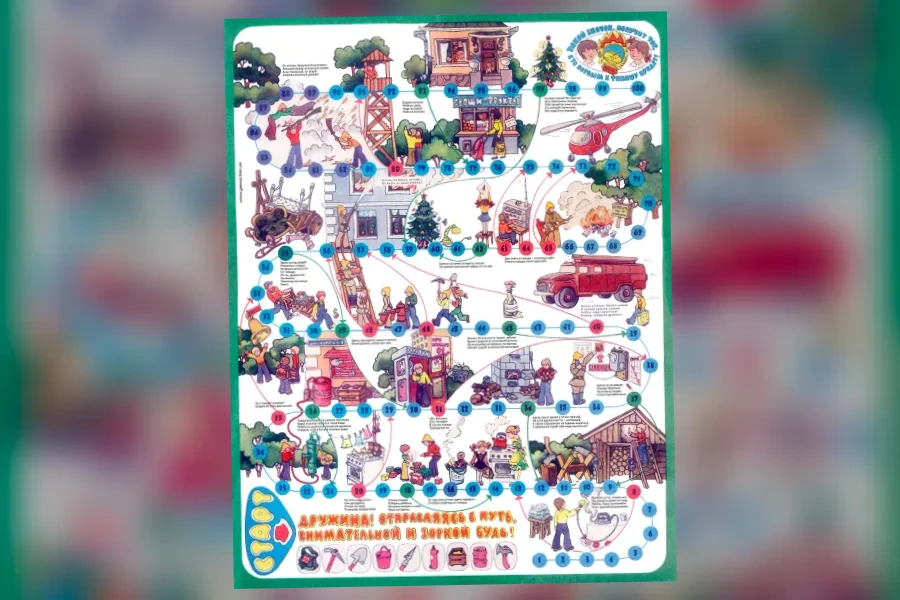 Юные Пожарные (версия 3) настольная игра
