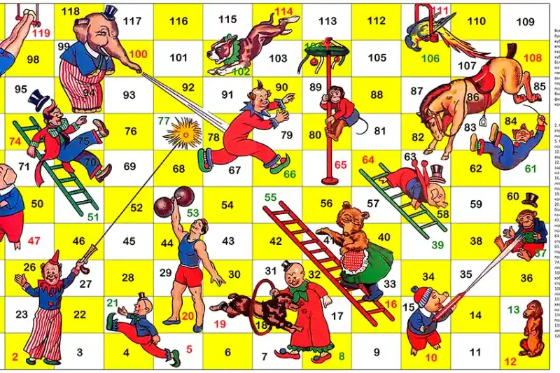 Вверх и Вниз (версия 3) настольная игра