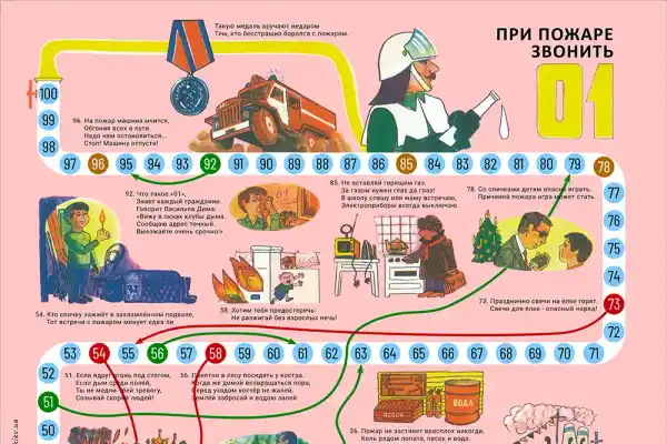 Огонь-Пожар настольная игра