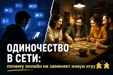 Одиночество в сети: почему онлайн не заменяет живую игру