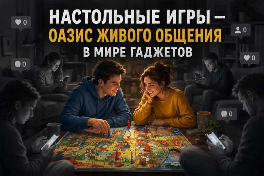 Настольные игры — оазис живого общения в мире гаджетов