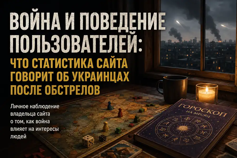 Война и поведение пользователей: что статистика сайта говорит об украинцах после обстрелов