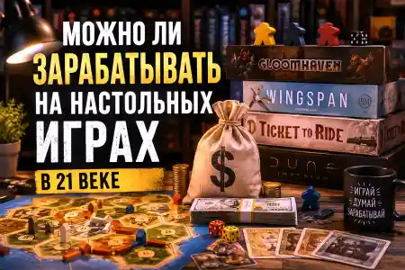 Можно ли зарабатывать на настольных играх в 21 веке