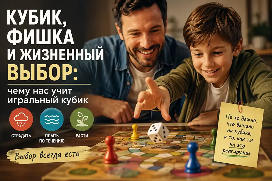 Кубик, фишка и жизненный выбор: чему нас учит игральный кубик