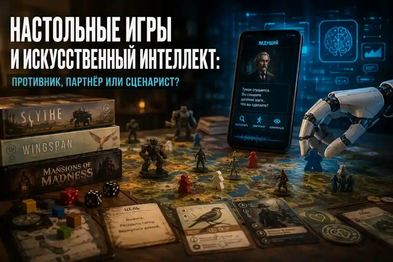 Настольные игры и искусственный интеллект: противник, партнёр или сценарист