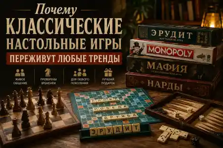 Почему классические настольные игры переживут любые тренды
