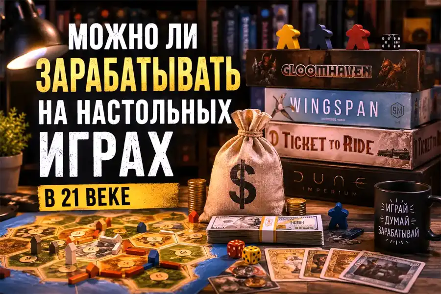 Можно ли зарабатывать на настольных играх в 21 веке