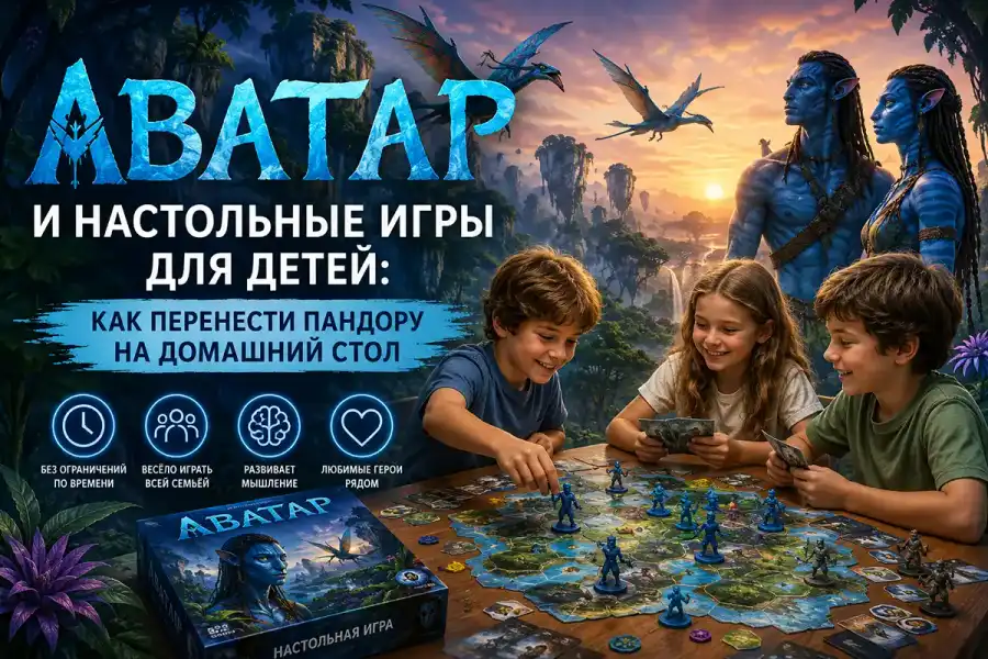 Аватар и настольные игры для детей: как перенести Пандору на домашний стол