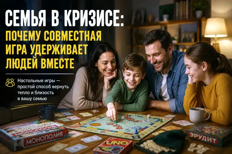 Семья в кризисе: почему совместная игра удерживает людей вместе
