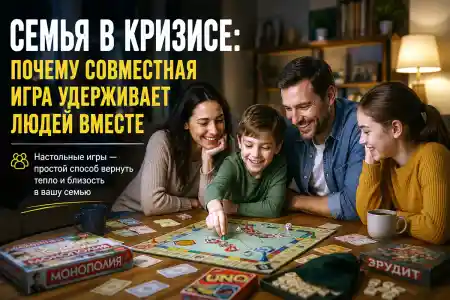 Семья в кризисе: почему совместная игра удерживает людей вместе