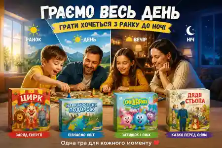 Граємо весь день: грати захочеться з ранку до ночі