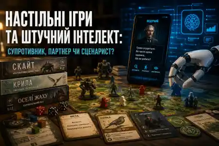 Настільні ігри та штучний інтелект: супротивник, партнер чи сценарист