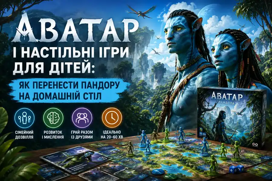 Аватар і настільні ігри для дітей: як перенести Пандору на домашній стіл