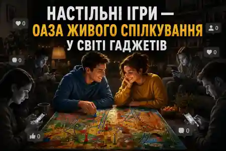 Настільні ігри — оаза живого спілкування у світі гаджетів