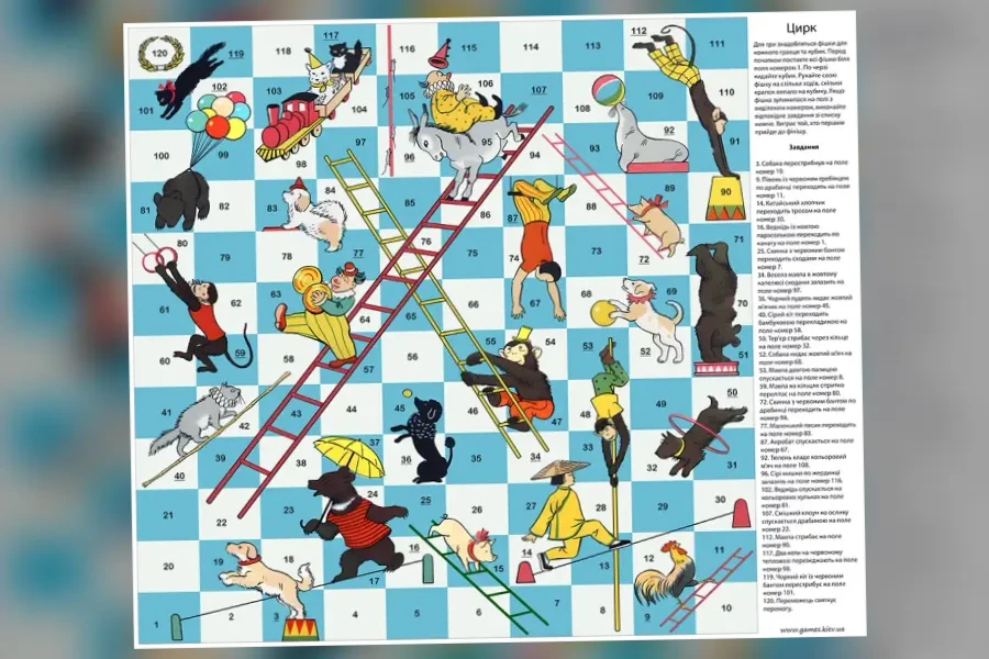 Цирк (версія 3) настільна гра