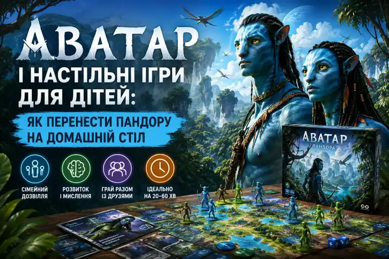 Аватар і настільні ігри для дітей: як перенести Пандору на домашній стіл