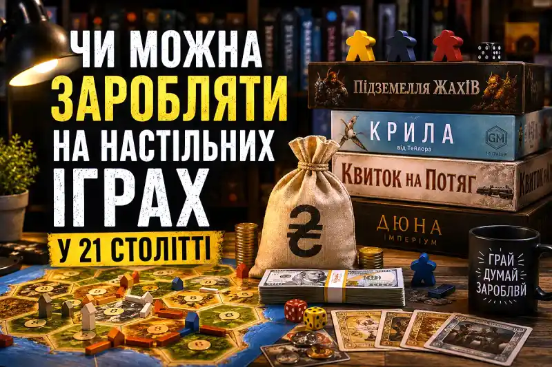 Чи можна заробляти на настільних іграх у 21 столітті