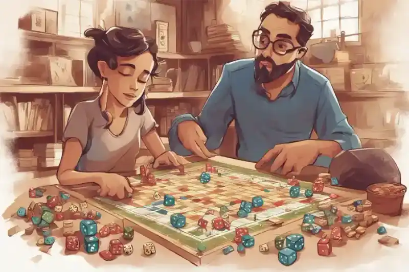 Игры с кубиком и заданиями