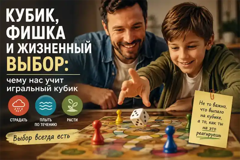Кубик, фишка и жизненный выбор: чему нас учит игральный кубик